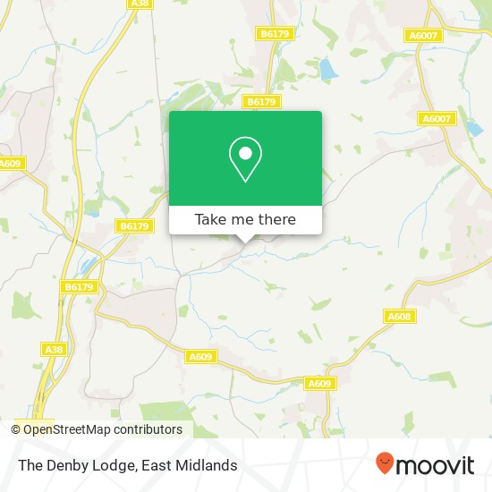 The Denby Lodge map