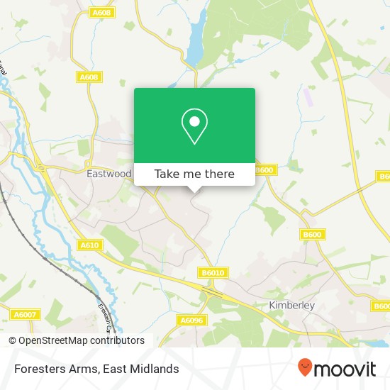 Foresters Arms map