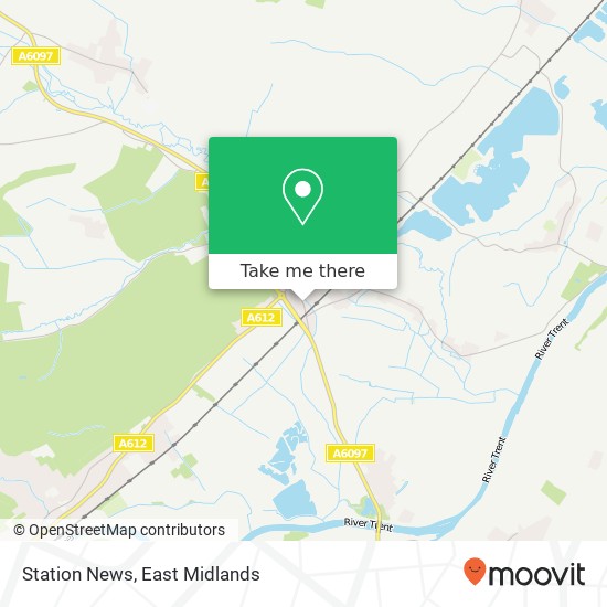 Station News, 24 Station Road Lowdham Nottingham NG14 7 map