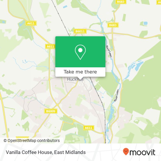 Vanilla Coffee House, 7A High Street Hucknall Nottingham NG15 7 map