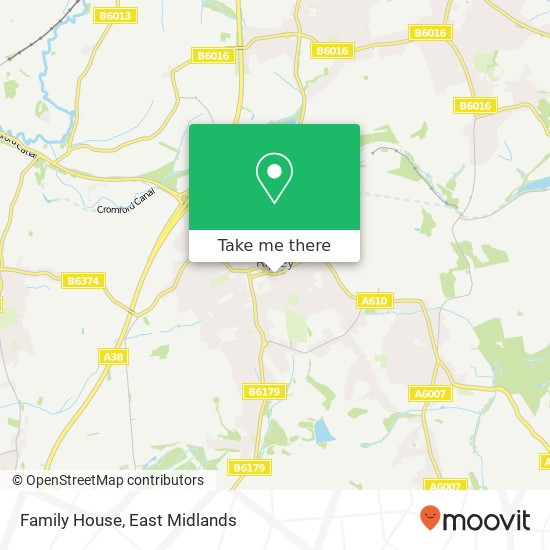 Family House, 44 Nottingham Road Ripley Ripley DE5 3 map