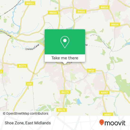 Shoe Zone, 34 Oxford Street Ripley Ripley DE5 3AP map