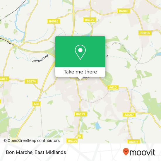 Bon Marche map