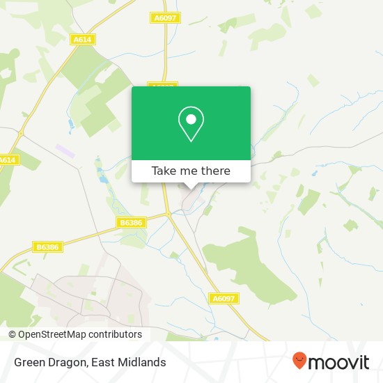 Green Dragon, Main Street Oxton Southwell NG25 0 map