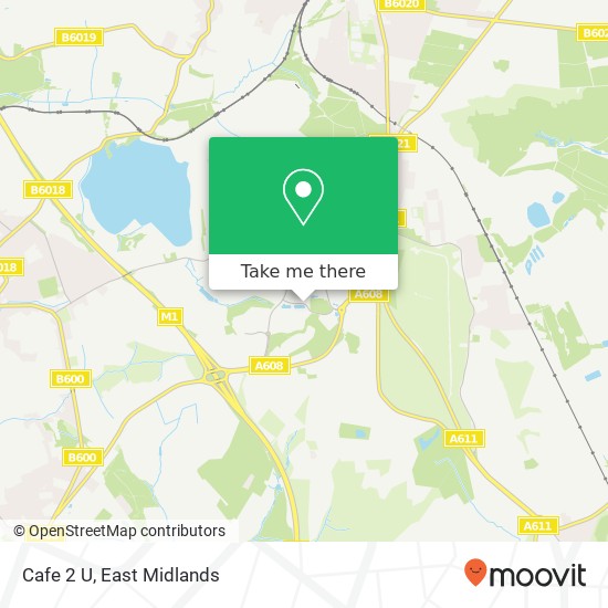 Cafe 2 U, Lake View Drive Annesley Nottingham NG15 0 map