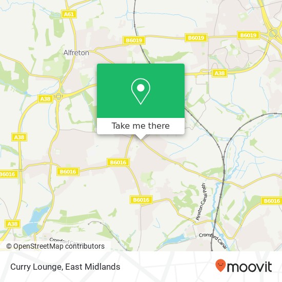 Curry Lounge, Somercotes Alfreton DE55 4 map