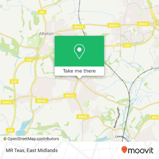 MR Teas, 80 Nottingham Road Somercotes Alfreton DE55 4 map