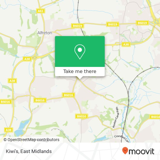 Kiwi's, 201 Nottingham Road Somercotes Alfreton DE55 4 map