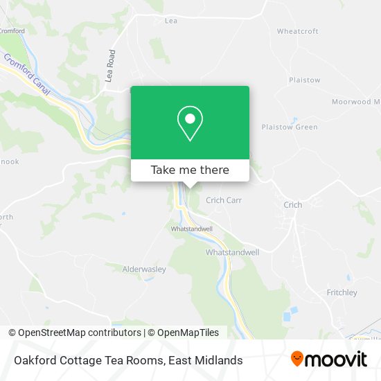 Oakford Cottage Tea Rooms map