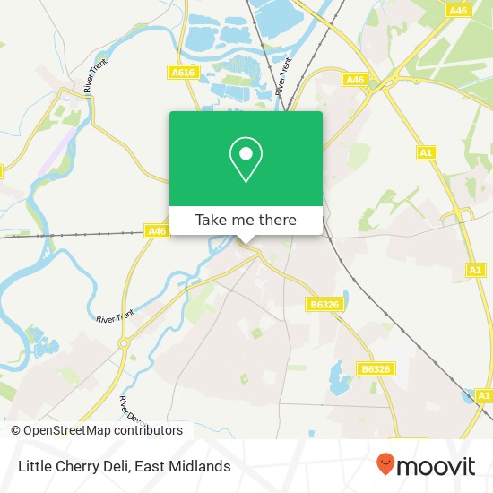 Little Cherry Deli, Newark Newark NG24 1 map