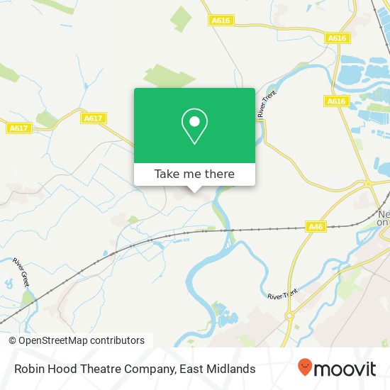 Robin Hood Theatre Company map