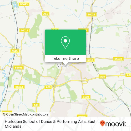 Harlequin School of Dance & Performing Arts, High Street Alfreton Alfreton DE55 7 map