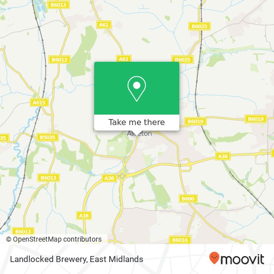 Landlocked Brewery map