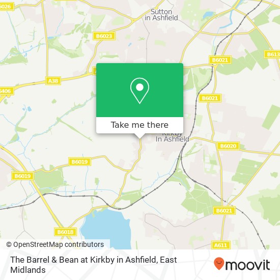 The Barrel & Bean at Kirkby in Ashfield, 26 Church Street Kirkby in Ashfield Nottingham NG17 8LE map