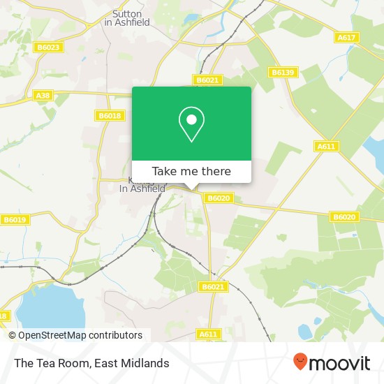 The Tea Room, 30 Station Street Kirkby in Ashfield Nottingham NG17 7 map