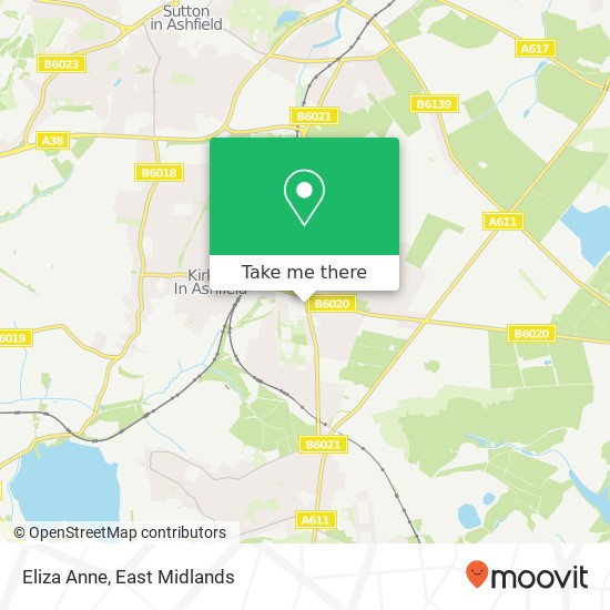 Eliza Anne, Kingsway Kirkby in Ashfield Nottingham NG17 7BD map