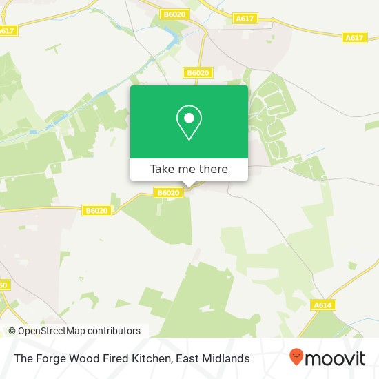 The Forge Wood Fired Kitchen, Field Lane Blidworth Mansfield NG21 0 map