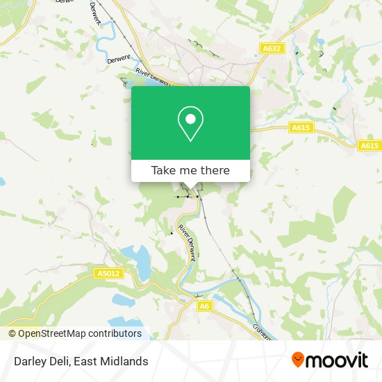 Darley Deli map
