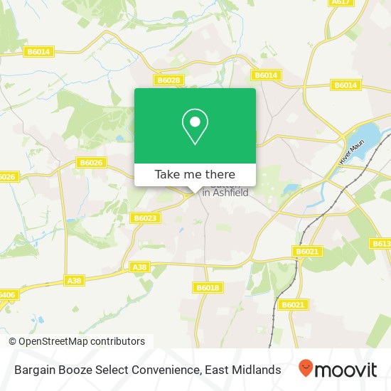 Bargain Booze Select Convenience, 69 Church Street Sutton in Ashfield Sutton in Ashfield NG17 1FE map