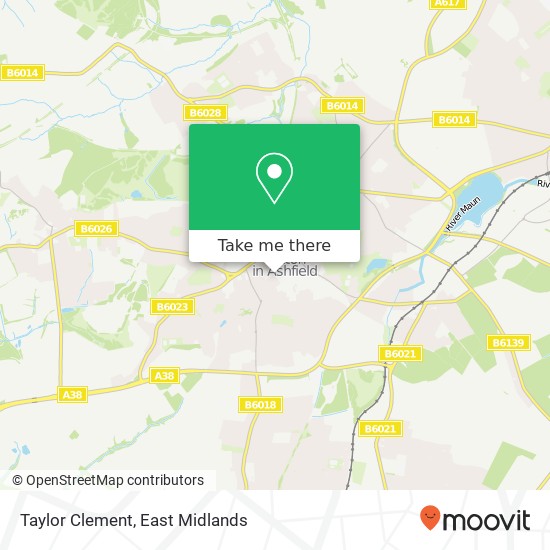 Taylor Clement, Brook Street Sutton in Ashfield Sutton in Ashfield NG17 1 map