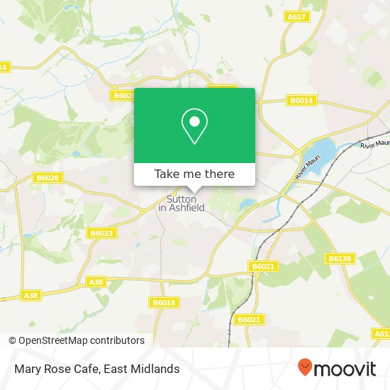 Mary Rose Cafe, 19 Outram Street Sutton in Ashfield Sutton in Ashfield NG17 4AB map