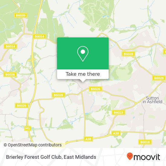 Brierley Forest Golf Club, 160 Main Street Huthwaite Sutton in Ashfield NG17 2LG map