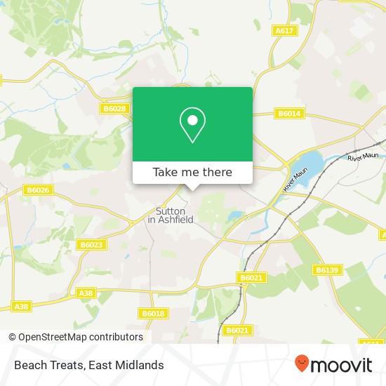 Beach Treats, 65 Outram Street Sutton in Ashfield Sutton in Ashfield NG17 4BG map