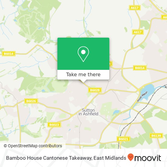 Bamboo House Cantonese Takeaway, 109 Stoneyford Road Sutton in Ashfield Sutton in Ashfield NG17 2 map