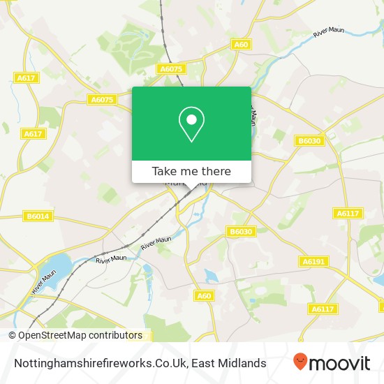 Nottinghamshirefireworks.Co.Uk, 42 White Hart Street Mansfield Mansfield NG18 1DG map