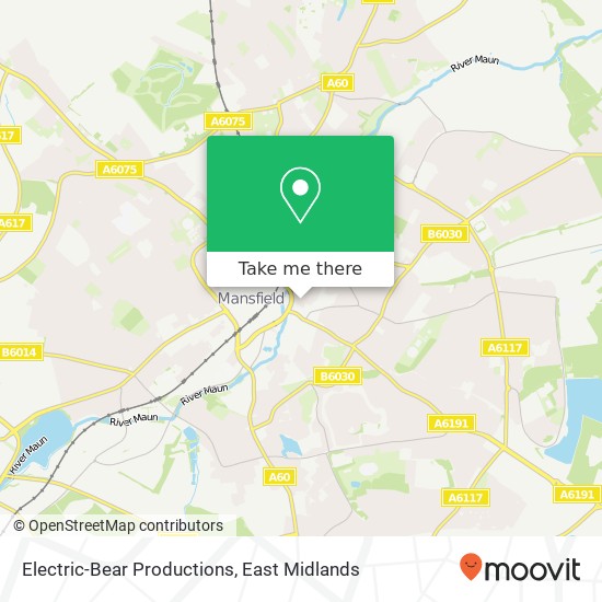 Electric-Bear Productions, Goodacre Street Mansfield Mansfield NG18 2HH map