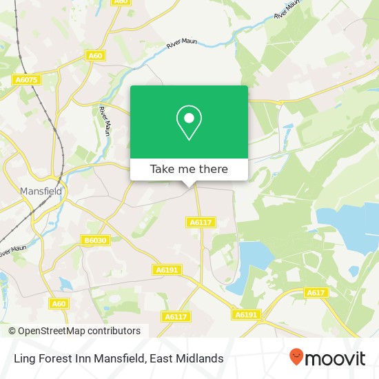 Ling Forest Inn Mansfield map