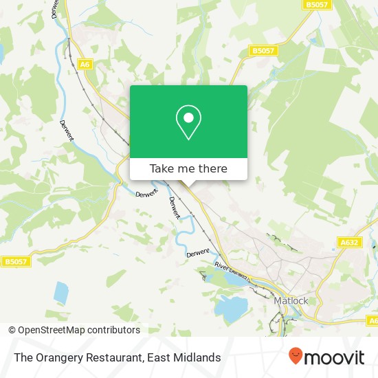 The Orangery Restaurant, St Elphin's Park Matlock Matlock DE4 2 map