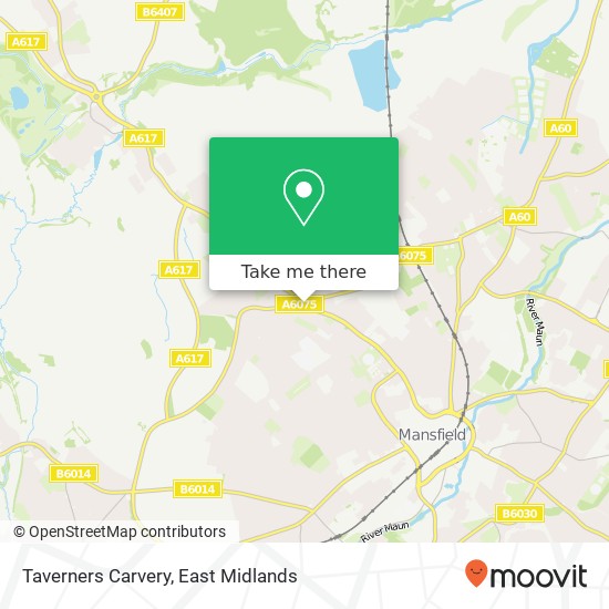 Taverners Carvery map