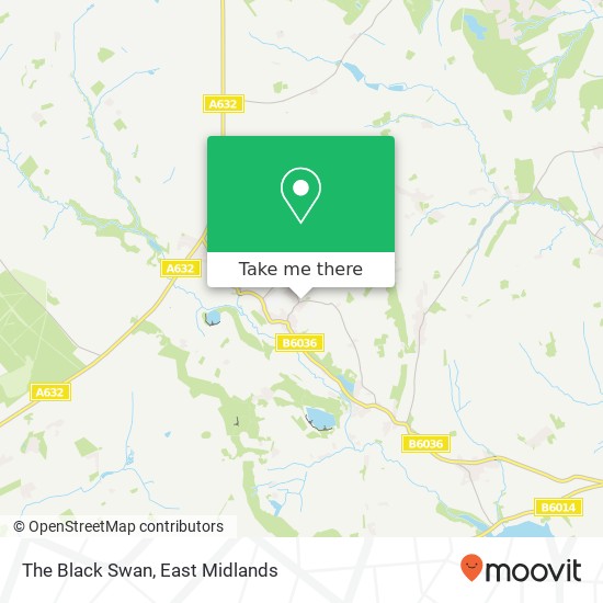 The Black Swan, Church Street Ashover Chesterfield S45 0 map