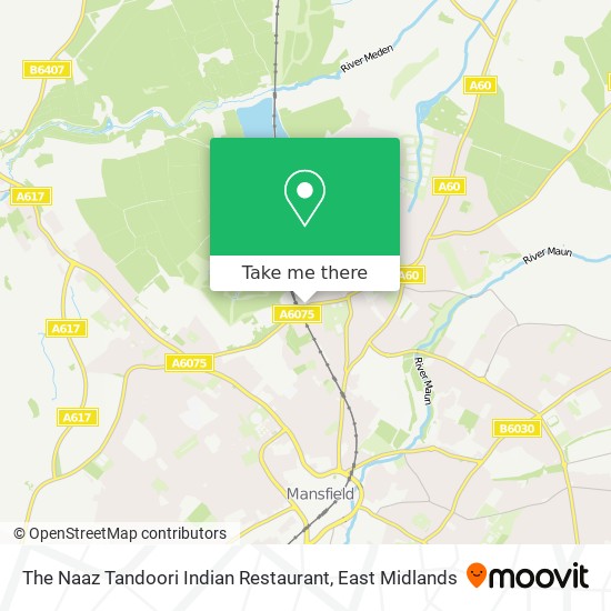 The Naaz Tandoori Indian Restaurant map