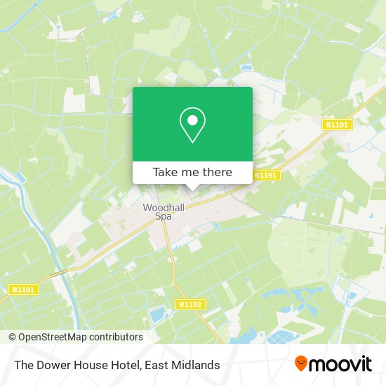 The Dower House Hotel map