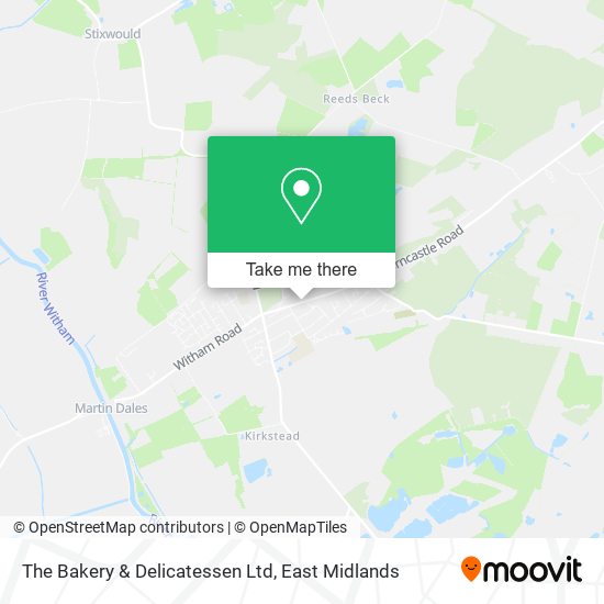 The Bakery & Delicatessen Ltd map