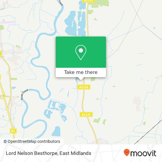 Lord Nelson Besthorpe map