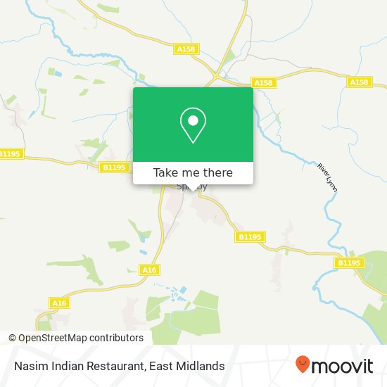 Nasim Indian Restaurant, Stones Lane Spilsby Spilsby PE23 5 map