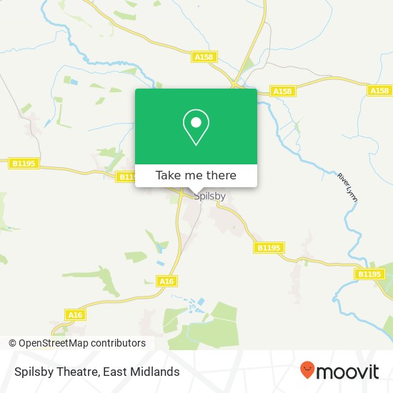 Spilsby Theatre map