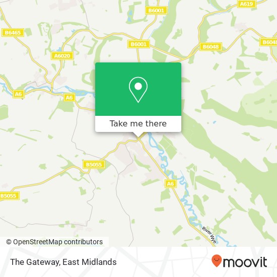 The Gateway, Bakewell Bakewell DE45 1 map