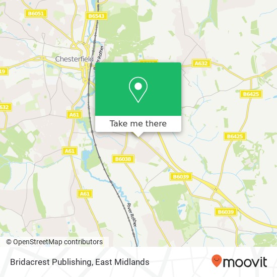 Bridacrest Publishing map