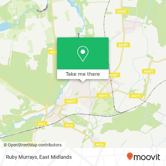 Ruby Murrays, 106 Whitewater Road New Ollerton Newark NG22 9 map