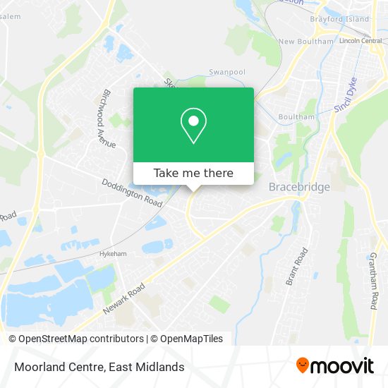 Moorland Centre map