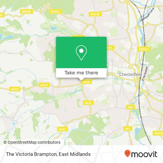 The Victoria Brampton map
