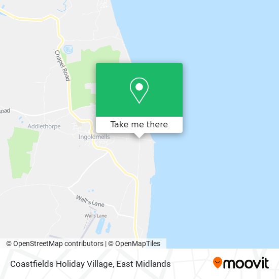 Coastfields Holiday Village map