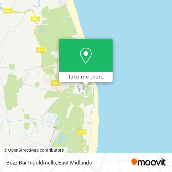 Buzz Bar Ingoldmells map