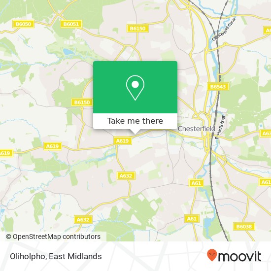 Oliholpho, 255 Chatsworth Road Chesterfield Chesterfield S40 2BL map