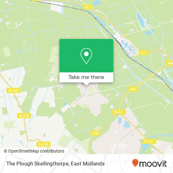 The Plough Skellingthorpe map