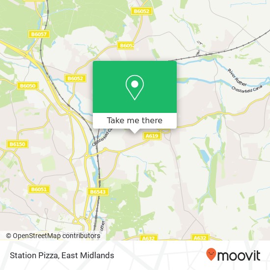 Station Pizza map